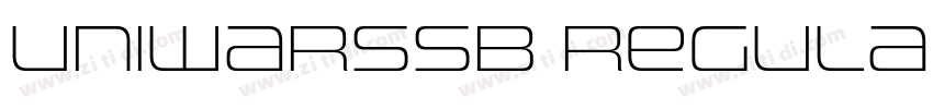 UniwarsSb Regular字体转换 UniwarsSb Regular字体转换